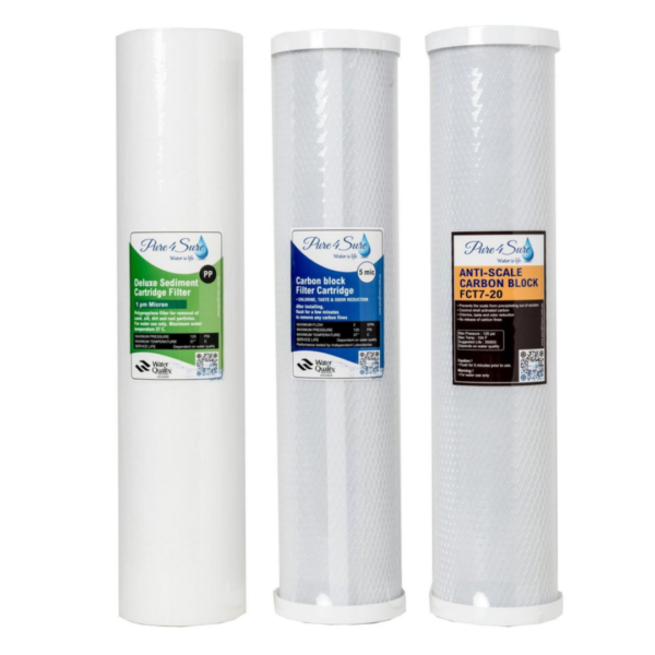 Cartridges for Whole House Water Filtration System - 20 inch x 4.5 inch
